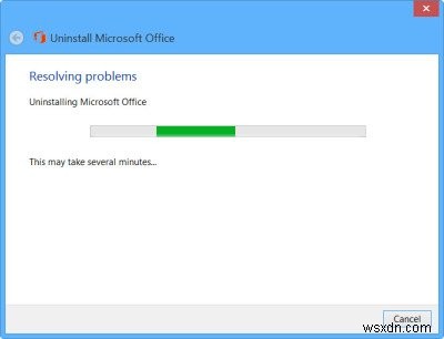 Remove or Uninstall Microsoft Office or Office 365 using Microsoft Office Uninstaller Tool