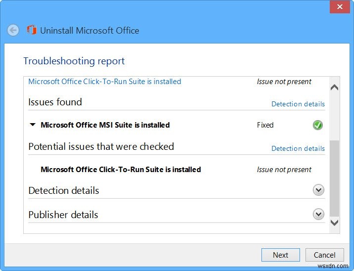 Remove or Uninstall Microsoft Office or Office 365 using Microsoft Office Uninstaller Tool