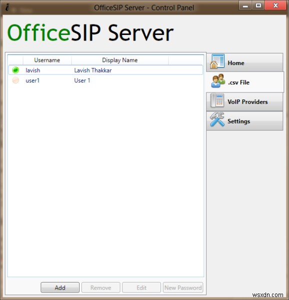 How to set up and use SIP Server on Windows systems at home
