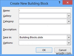 How to save Table Templates in Microsoft Word
