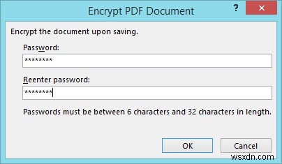 How to password protect PDF File in Windows 10