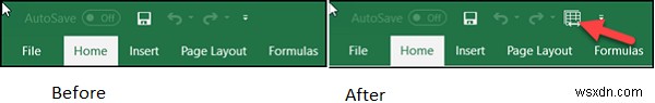 Add Shared Workbook buttons to the Quick Access Toolbar in Excel