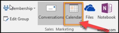 How to schedule a Skype meeting on a Group Calendar in Outlook