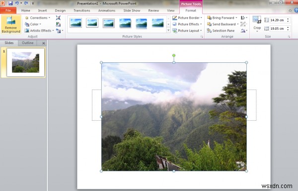 How to create a textured slide background in Microsoft PowerPoint