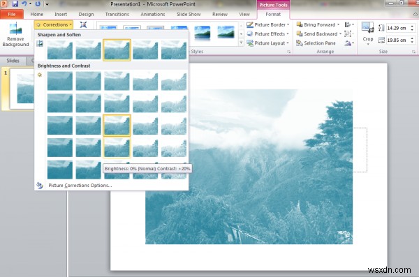 How to create a textured slide background in Microsoft PowerPoint