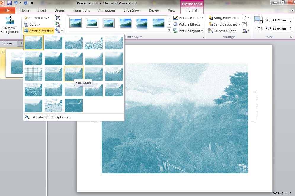 How to create a textured slide background in Microsoft PowerPoint