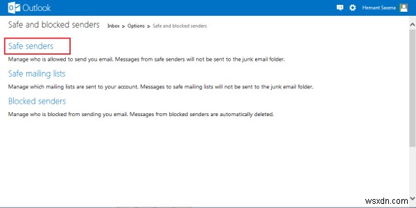 How to Block Junk, Spam and Unwanted mail in Outlook.com