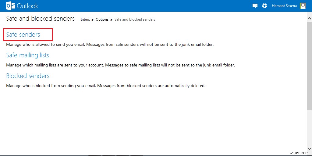 How to Block Junk, Spam and Unwanted mail in Outlook.com