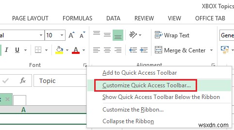 Customize the Quick Access Toolbar in Excel to make it work for you