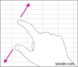 Touch gestures for using Office on Tablets and Touch-Screen devices