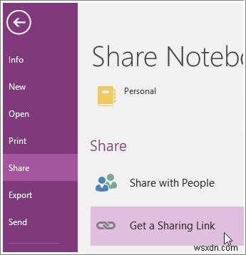 How to change Permissions for a Notebook on OneDrive