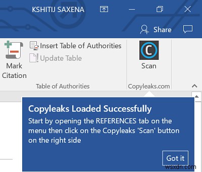 How to use free Plagiarism Checker add-in for Microsoft Word