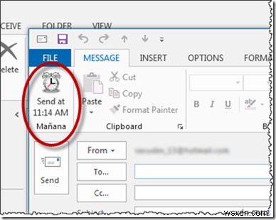 Schedule Mail, Cancel or Undo Send Mai with Mañana Mail add-in for Outlook