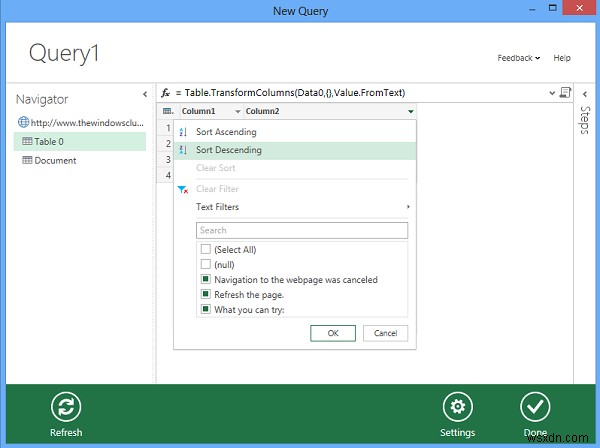Microsoft Power Query for Excel helps with data discovery