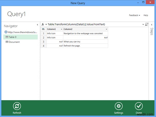 Microsoft Power Query for Excel helps with data discovery