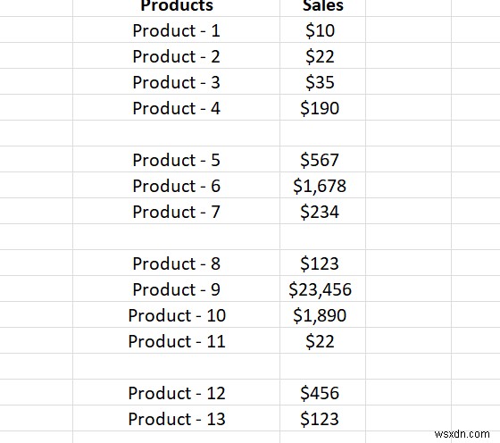 How to calculate Sporadic Totals in Microsoft Excel