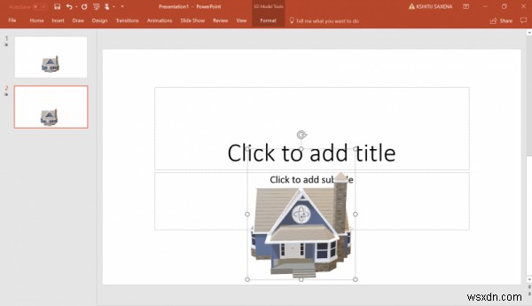 How to add 3D Objects to your PowerPoint presentation in just a few steps