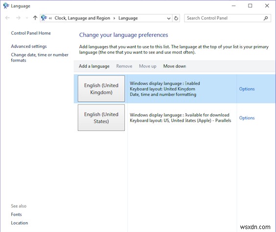 How to change language in Microsoft Office