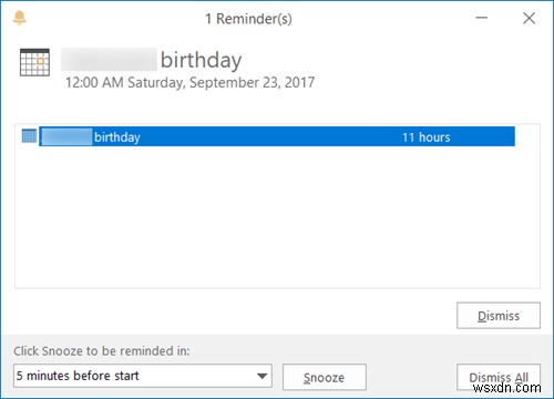 Turn off Outlook Calendar reminders and popup notifications