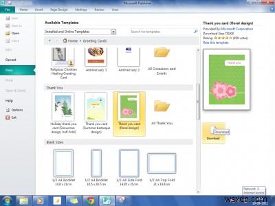 How to design Greeting Cards in Microsoft Publisher