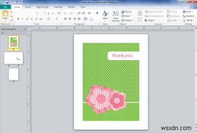 How to design Greeting Cards in Microsoft Publisher