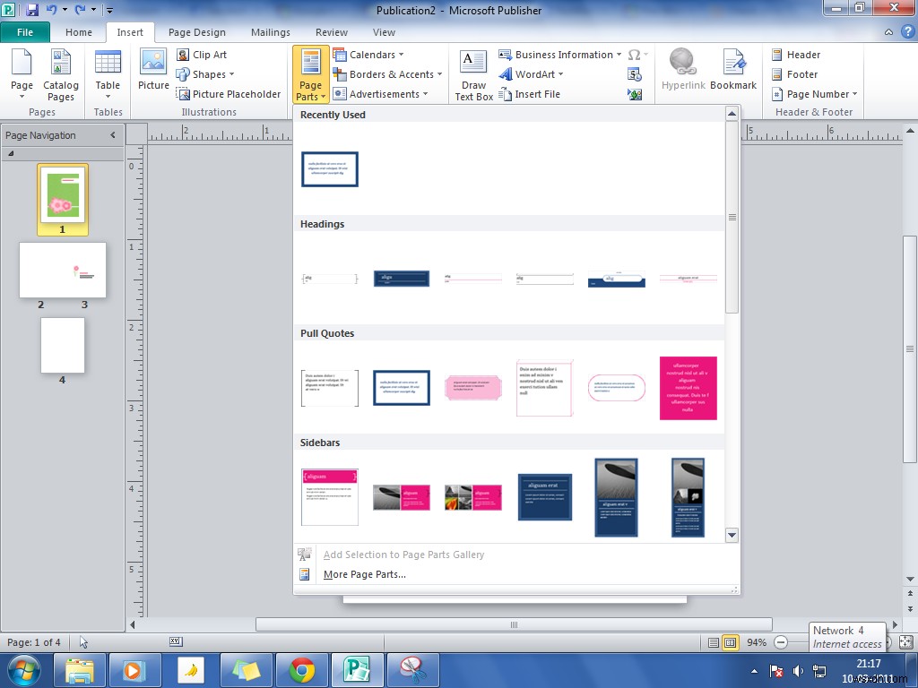 How to design Greeting Cards in Microsoft Publisher