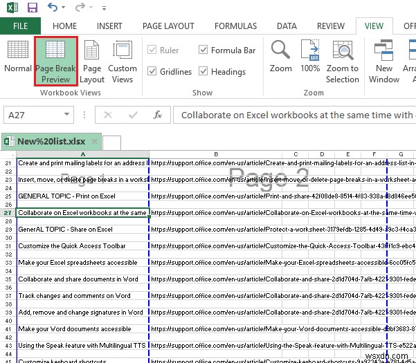 How to Insert, Move or Delete Page Breaks in an Excel Worksheet