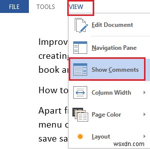 How to use Read Mode feature in Microsoft Word