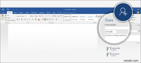 How to Collaborate and Share documents in Word on Windows