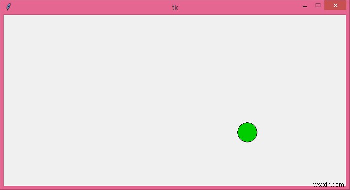 Moving balls in Tkinter Canvas
