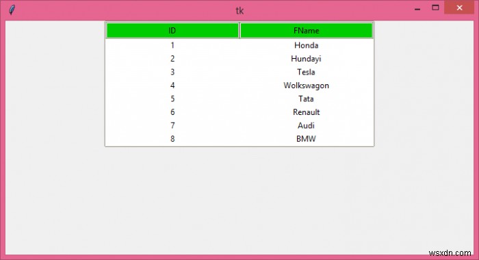 How to edit the style of a heading in Treeview (Python ttk)?