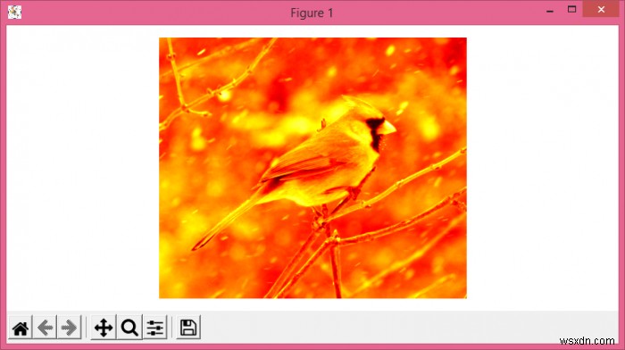 Set a colormap of an image in Matplotlib