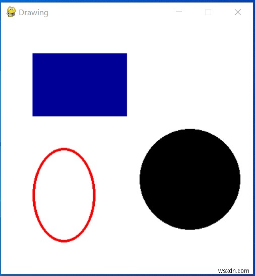 Python - Drawing different shapes on PyGame window