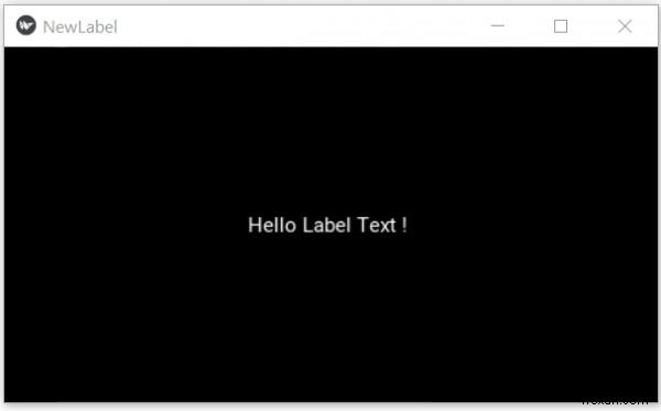 Python - Add Label to kivy window