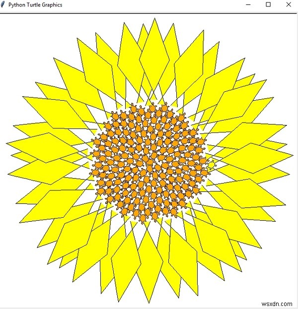 Phyllotaxis pattern in Python?