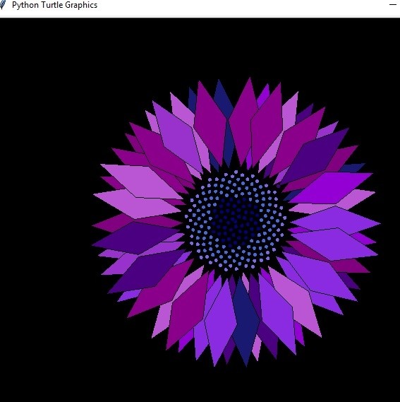 Phyllotaxis pattern in Python?