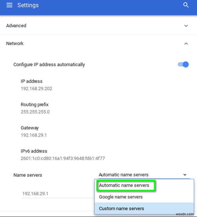 Fix: DHCP Lookup Failed in Chromebook