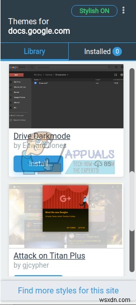 How to Install Google Docs Dark Theme