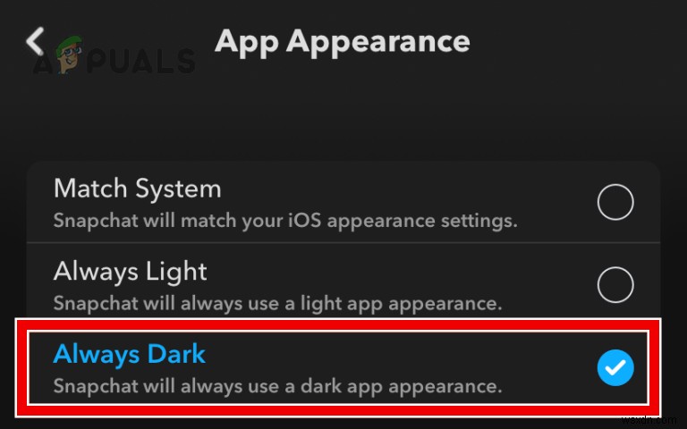 How to Turn on Dark Mode on Snapchat?