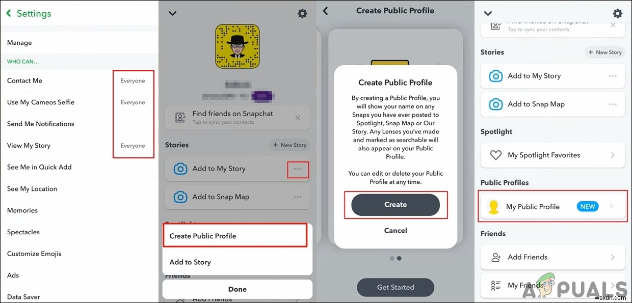 How to Make a Public Profile on Snapchat