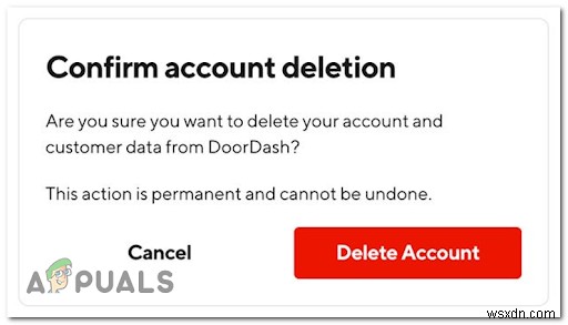 How to Delete a DoorDash Account?
