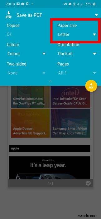 How to Convert a Screenshot to a PDF in Android