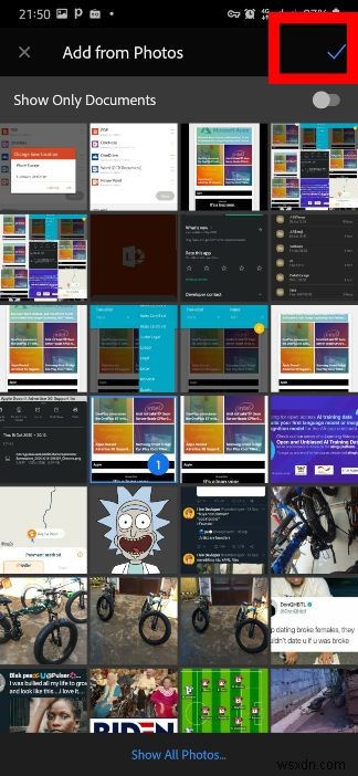 How to Convert a Screenshot to a PDF in Android