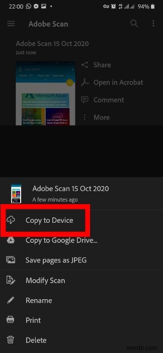 How to Convert a Screenshot to a PDF in Android