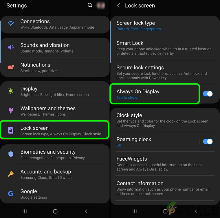Fix: Always on Display not Working on Samsung Galaxy