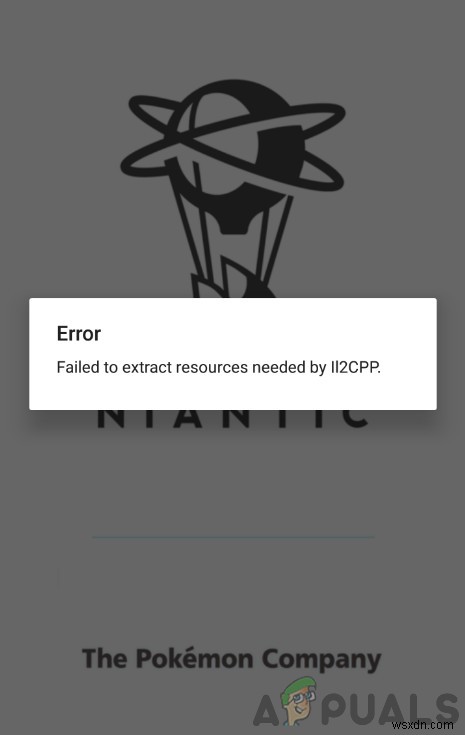 Fix: Failed to Extract Resources Needed by IL2CPP