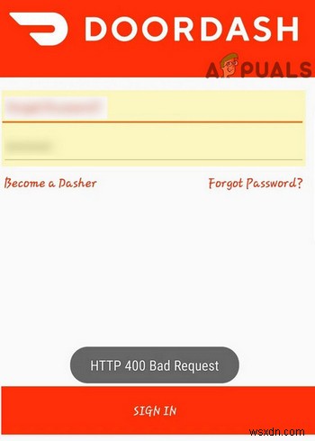 Fix: DoorDash Error Code 400?