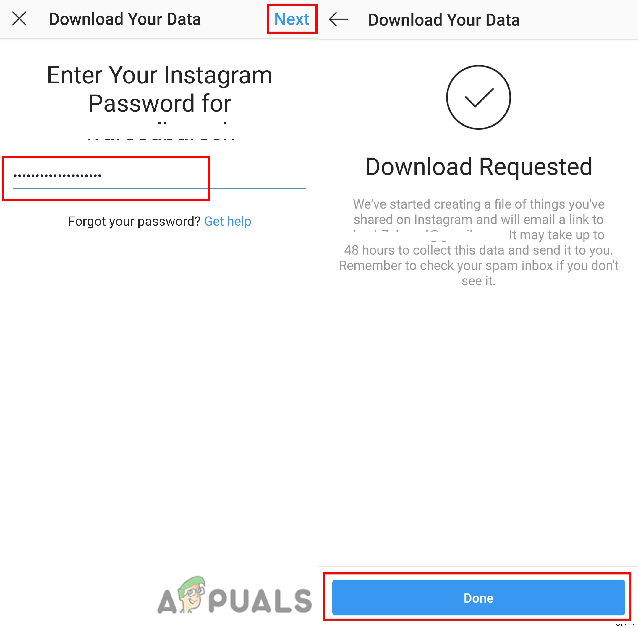 How to Recover Deleted Instagram Messages through Download Data