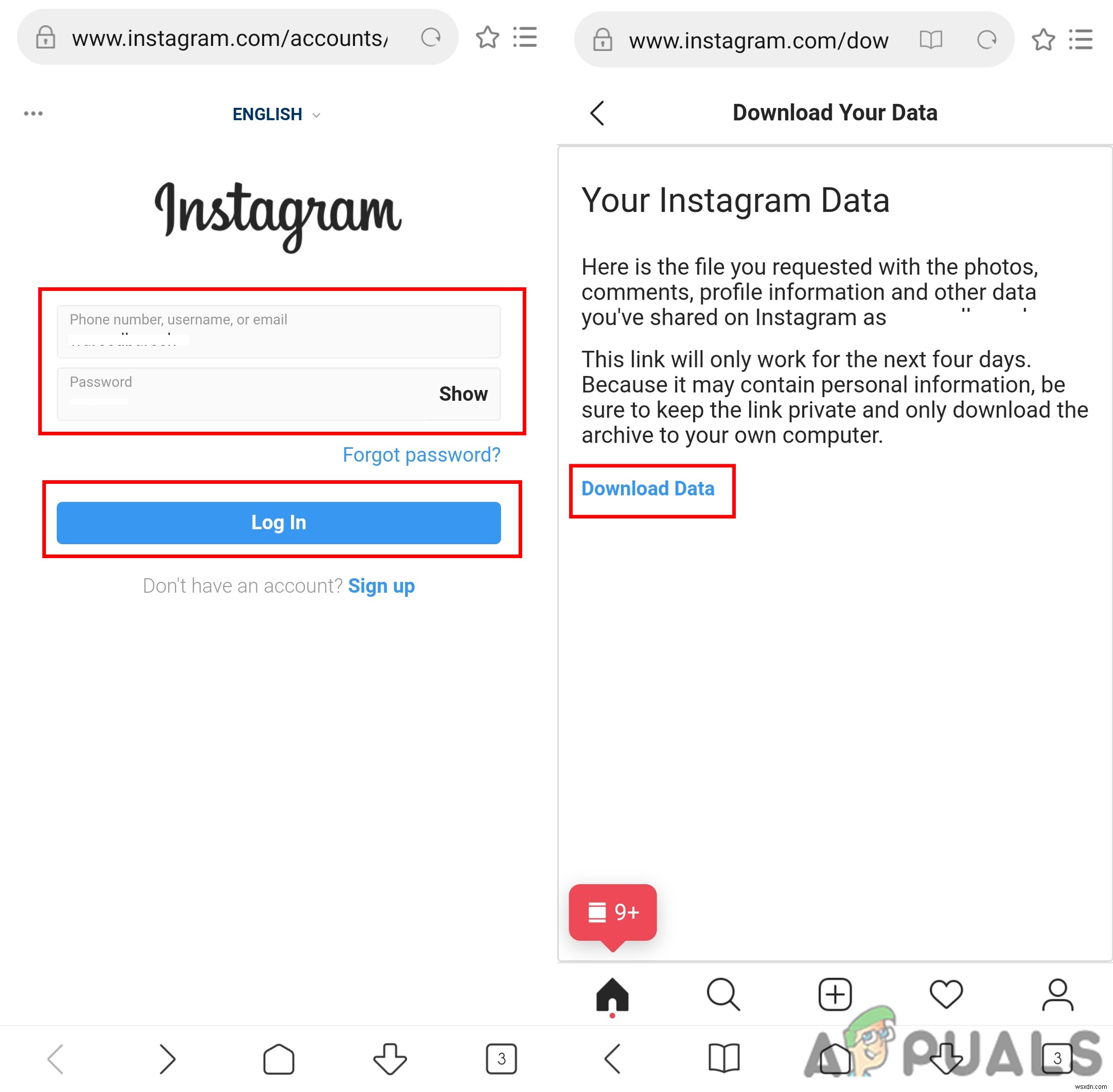 How to Recover Deleted Instagram Messages through Download Data