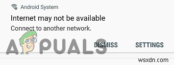 Fix the ‘Internet May not be Available’ Error on Android Devices